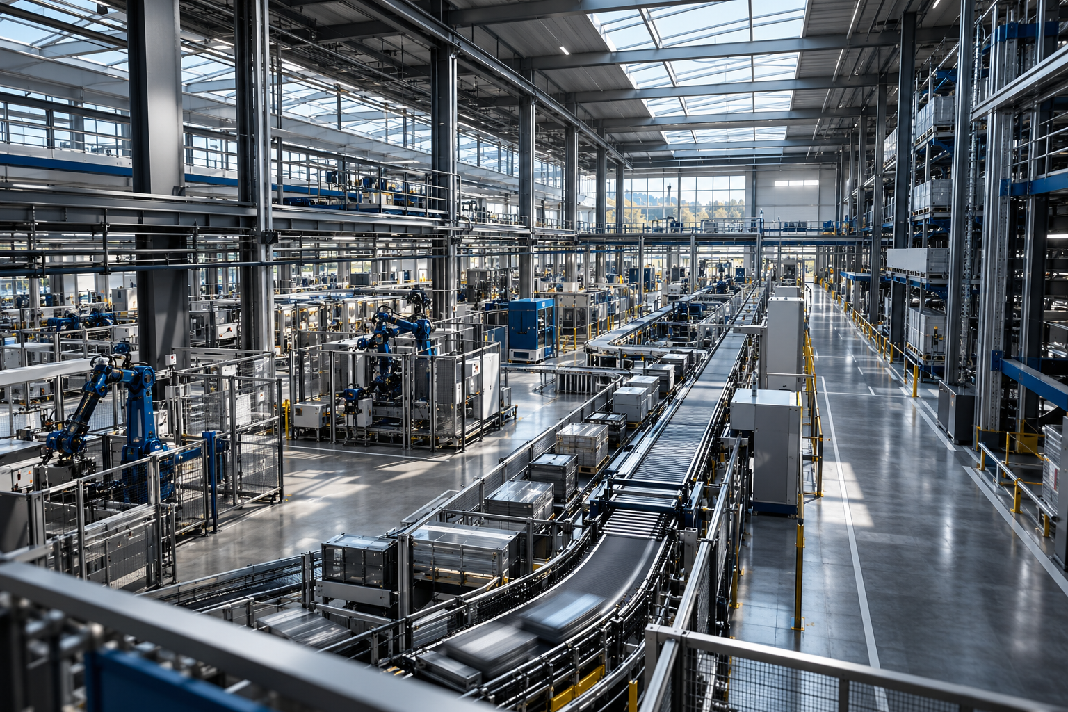 Illustrative photograph of a modern industrial facility